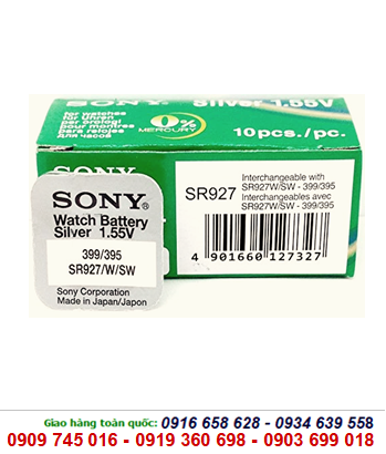 Pin đồng hồ 1,55v Sony SR927SW-395/399 Silver Oxide chính hãng thay pin đồng hồ các loại